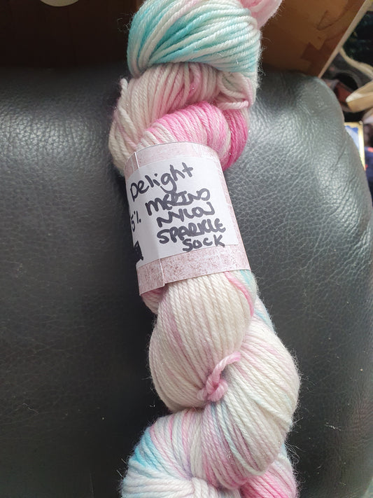 Candy Cane - sparkle sock